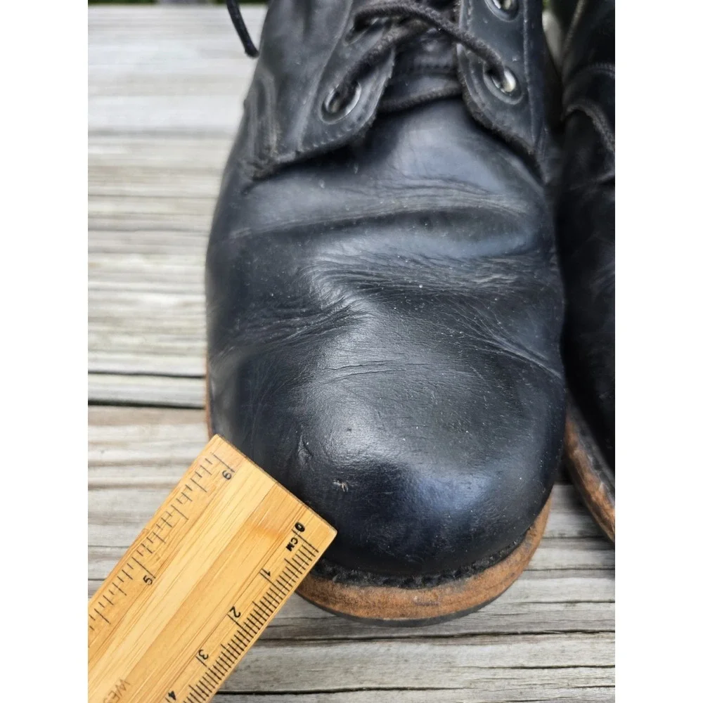 Vintage 1960s BF Goodrich 7-66 Black Military Combat Boots Sz 9W Slip knot